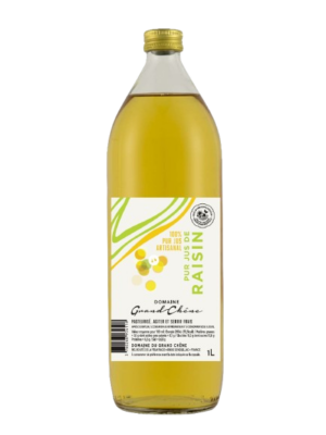 Jus de raisin blanc 100% artisanal 1L