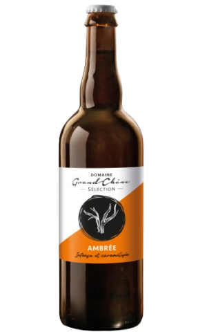 Bière ambrée artisanale 75cl